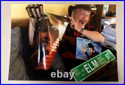 Robert Englund Signed Autograph Nightmare On Elm Street Street Sign WITH COA