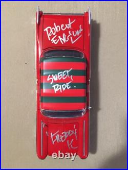 Robert Englund Signed Freddy Krueger Cadillac. Nightmare On Elm Street. BAS COA