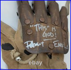 Robert Englund Signed Freddy Krueger Glove Nightmare On Elm Street Rubies Metal