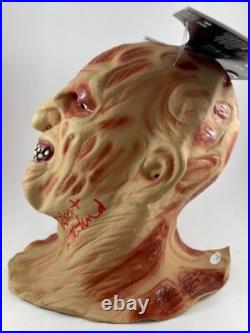 Robert Englund Signed Freddy Krueger Replica Mask Nightmare Elm Street JSA COA