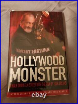 Robert Englund Signed Hollywood Monster Book Freddy Krueger Nightmare Elm Street