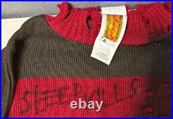 Robert Englund Signed Nightmare On Elm Street Freddy Krueger Sweater Coa XL