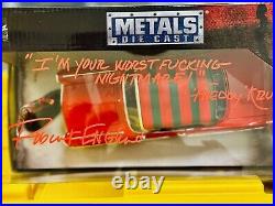 Robert Englund Signed Nightmare on Elm Street Freddy Krueger Car With Quote Coa