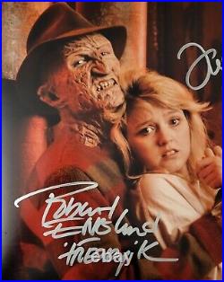 Robert Englund Signed Photo Freddy Krueger Nightmare Elm Street Tuesday Knight