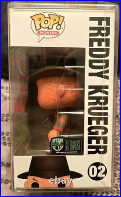 Robert Englund Signed Quoted Funko Pop 02 Freddy Krueger Nightmare on Elm Street