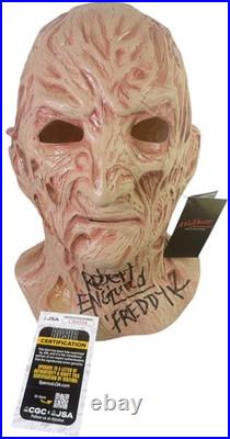 Robert Englund signed Mask Freddy Krueger A Nightmare on Elm Street