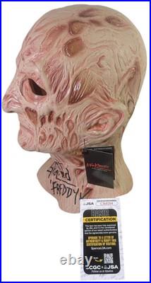 Robert Englund signed Mask Freddy Krueger A Nightmare on Elm Street