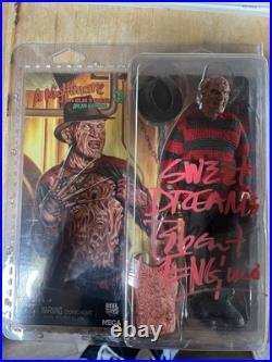 Robert Englund signed NECA Figure A Nightmare On Elm Street 3. Freddy Krueger