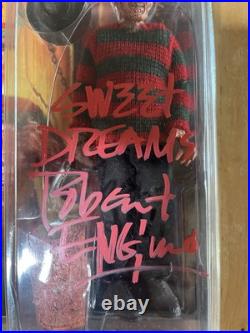 Robert Englund signed NECA Figure A Nightmare On Elm Street 3. Freddy Krueger