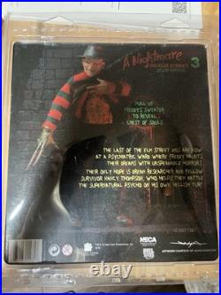 Robert Englund signed NECA Figure A Nightmare On Elm Street 3. Freddy Krueger