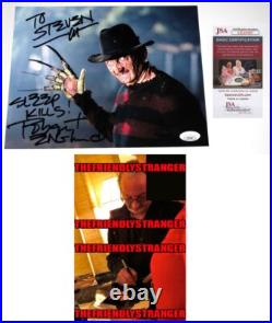 Robert Englund signed NIGHTMARE ON ELM STREET 8x10 Photo Freddy Inscrp JSA COA Robert Englund signed NIGHTMARE ON ELM STREET 8x10 Photo Freddy Inscrp JSA COA