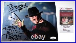 Robert Englund signed NIGHTMARE ON ELM STREET 8x10 Photo Freddy Inscrp JSA COA Robert Englund signed NIGHTMARE ON ELM STREET 8x10 Photo Freddy Inscrp JSA COA