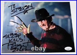 Robert Englund signed NIGHTMARE ON ELM STREET 8x10 Photo Freddy Inscrp JSA COA Robert Englund signed NIGHTMARE ON ELM STREET 8x10 Photo Freddy Inscrp JSA COA