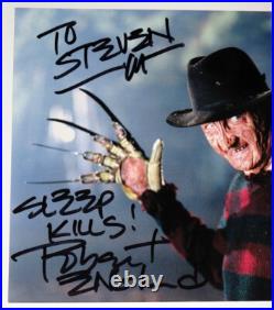 Robert Englund signed NIGHTMARE ON ELM STREET 8x10 Photo Freddy Inscrp JSA COA Robert Englund signed NIGHTMARE ON ELM STREET 8x10 Photo Freddy Inscrp JSA COA