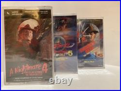 SEALED cassette LOT Nightmare On Elm Street Soundtracks #'s 4, 5, & 6