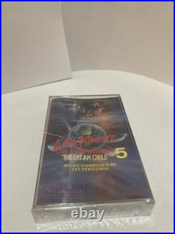 SEALED cassette LOT Nightmare On Elm Street Soundtracks #'s 4, 5, & 6