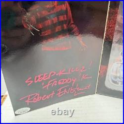 SIGNED JSA COA Neca A Nightmare On Elm Street Freddy Krueger Figure Englund