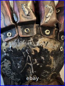 Signed by Robert Englund Freddy Glove Replica From Nightmare On Elm Street Signed by Robert Englund Freddy Glove Replica From Nightmare On Elm Street
