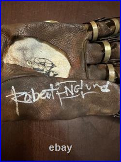 Signed by Robert Englund Freddy Glove Replica From Nightmare On Elm Street Signed by Robert Englund Freddy Glove Replica From Nightmare On Elm Street