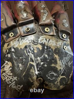 Signed by Robert Englund Freddy Glove Replica From Nightmare On Elm Street Signed by Robert Englund Freddy Glove Replica From Nightmare On Elm Street