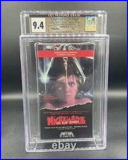 Spanish First Print CGC 9.4 A+ A Nightmare On Elm Street VHS Movie