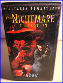 THE NIGHTMARE COLLECTION DIGITALLY REMASTERED SET of 7 VHS TAPES FREDDY ELM ST