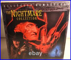 THE NIGHTMARE COLLECTION DIGITALLY REMASTERED SET of 7 VHS TAPES FREDDY ELM ST