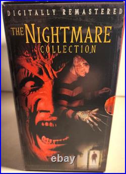 THE NIGHTMARE COLLECTION DIGITALLY REMASTERED SET of 7 VHS TAPES FREDDY ELM ST