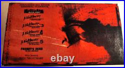 THE NIGHTMARE COLLECTION DIGITALLY REMASTERED SET of 7 VHS TAPES FREDDY ELM ST