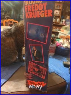 Talking Freddy Krueger a Nightmare On Elm Street 1989 Vintage with Box