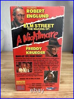 The Making of A Nightmare on Elm Street 4 Dream Master VHS Tape 1989 Sealed