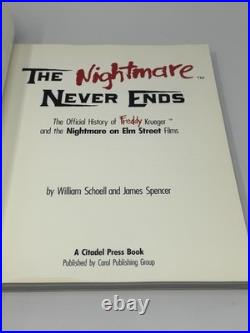 The Nightmare Never Ends Freddy Krueger Nightmare On Elm Street Book