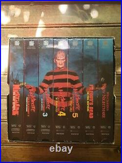 The Nightmare on Elm Street Collection VHS 1999 7-Tape Set Good Condition Horror