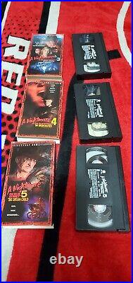 The Nightmare on Elm Street Collection VHS 1999 7-Tapes 2 Brand new OOP Look