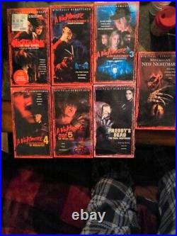 The Nightmare on Elm Street Collection VHS 1-7
