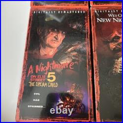 The Nightmare on Elm Street Collection VHS Box Set 1999 Horror 2-7 SEALED LOT The Nightmare on Elm Street Collection VHS Box Set 1999 Horror 2-7 SEALED LOT