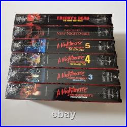 The Nightmare on Elm Street Collection VHS Box Set 1999 Horror 2-7 SEALED LOT The Nightmare on Elm Street Collection VHS Box Set 1999 Horror 2-7 SEALED LOT