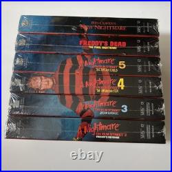 The Nightmare on Elm Street Collection VHS Box Set 1999 Horror 2-7 SEALED LOT The Nightmare on Elm Street Collection VHS Box Set 1999 Horror 2-7 SEALED LOT