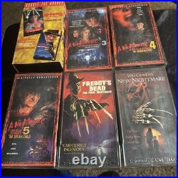 The Nightmare on Elm Street Collection VHS Horror 1-7 Freddy Krueger