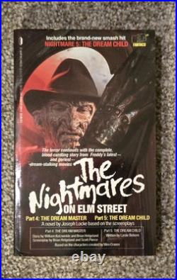 The Nightmares On Elm Street Part 4 & 5 Paperback Novel Joseph Locke Horror