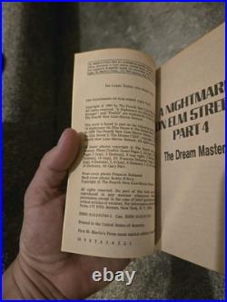 The Nightmares On Elm Street Part 4 & 5 Paperback Novel Joseph Locke Horror
