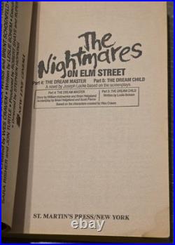 The Nightmares on Elm Street Parts 1, 2, 3 4 + 5 The Continuing Story (1st Ed)
