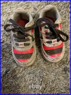 Toddler Nike Air Force 1 Freddy Krueger Nightmare On Elm Street Sneakers