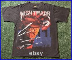 VTG Nightmare Elm Street Shirt Horror Movie Mexican Bootleg Freddy Kruger RARE