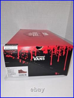 Vans Sk8-Hi House of Terror 10.5 Nightmare on Elm Street Red/Black VN0A4U3CZV1