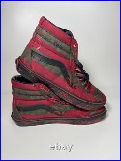 Vans X A Nightmare on Elm Street Freddy Shoes Men's SIZE 11 FANTASTIC CONDITION