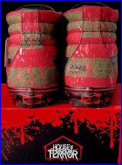 Vans x Freddy Krueger? House Of Terror Sk8-Hi Mens 13 Nightmare On Elm Street