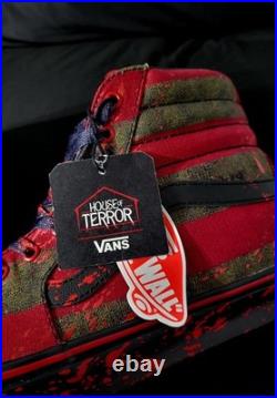 Vans x Freddy Krueger? House Of Terror Sk8-Hi Mens 13 Nightmare On Elm Street