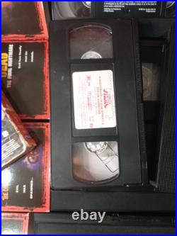Vhs Nightmare On Elmstreet Box Set, Dvd Box Set Included Two Single Vhs
