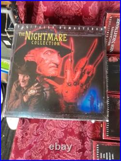 Vhs Nightmare On Elmstreet Box Set, Dvd Box Set Included Two Single Vhs